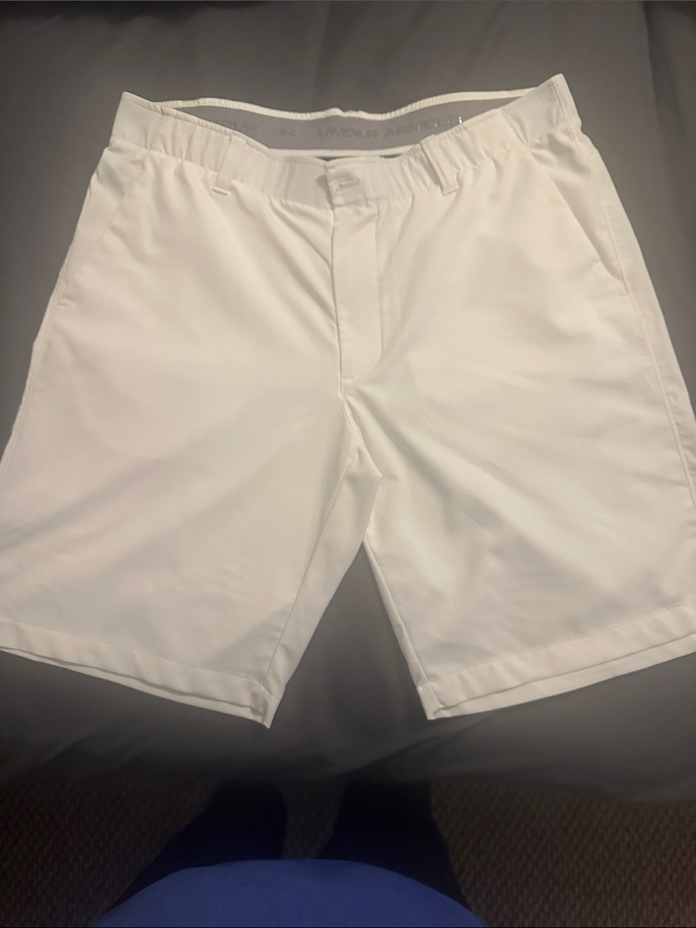 Under Armour White Men's Performance Golf Shorts